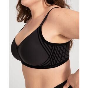 Honeylove Silhouette Bra Size Medium Black Intimates Comfortable